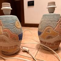 Set 2 portalampade Palesella artigianato