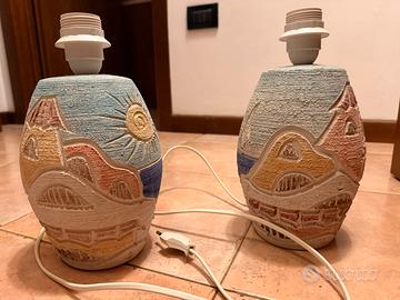 Set 2 portalampade Palesella artigianato