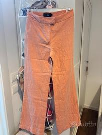 fay pantalone elegante lino 38/Xs