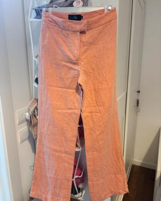fay pantalone elegante lino 38/Xs