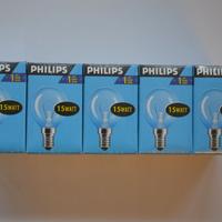 Lampadine sfera ad incandescenza 15W E14 chiare