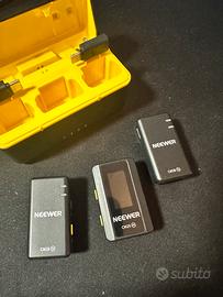 Microfono Lavalier Wireless a Bavero, Neewer CM28