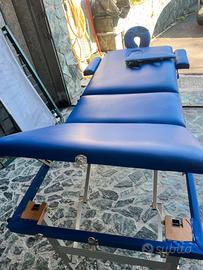 Lettino massaggio colore blu