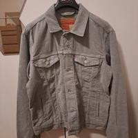 Giacca S in velluto grigio Levi's