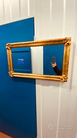 specchiera francese della fine 800 a foglia d'oro