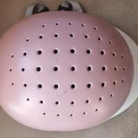 casco equitazione rosa