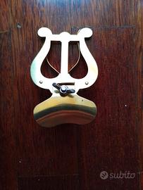 Letturino per tromba in ottone placcato 