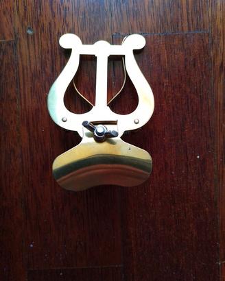 Letturino per tromba in ottone placcato 