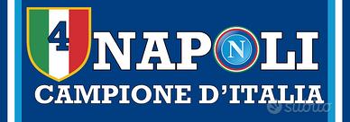 STRISCIONE NAPOLI 19 IN PVC 200X70 CM CON OCCHIEL