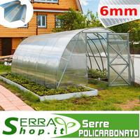 Serra arco tunnel acciaio policarbonato 4mm 6mm 