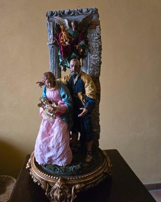 Presepe Scoglio Colonne Napoletano 900