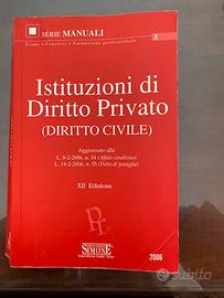 Istituzioni di diritto privato (diritto civile)