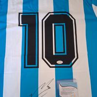 Maglia Argentina autografata Maradona con COA