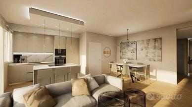 Appartamento di 120 m² con 3 locali e box auto a P