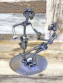 Scultura viti e bulloni calcio serie A Champions L