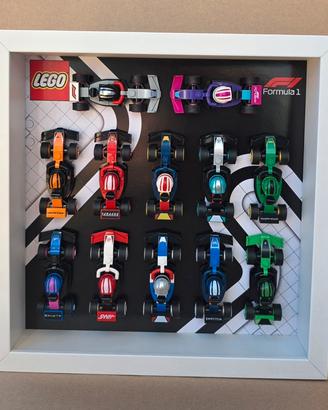 Cornice Vetrina per LEGO F1 Minifigure #71049