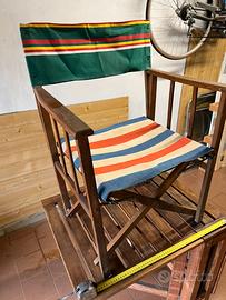 Sedia da regista pieghevole