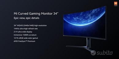 Mi Curved Monitor 34’  21:9  144hz