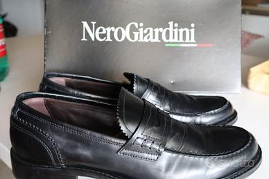 Mocassino vera pelle Nero Giardini Uomo 43 e mezzo