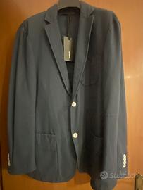 Blazer uomo  DONDUP blu in cotone 99%