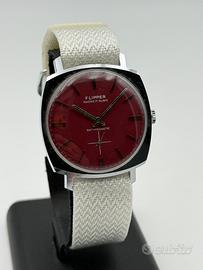 flipper bordeaux red nos steel vintage