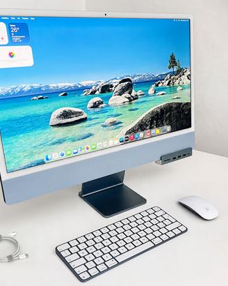 iMac M1 GPU 8 core | 8 RAM 512 SSD | bundle + hub