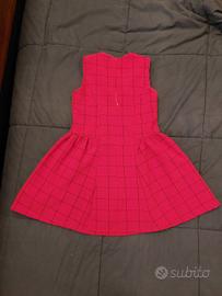 Abito rosso elegante 6-7anni