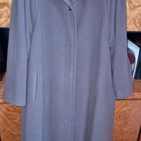 Cappotto lungo tg.48R=XXXL col marrone prugna