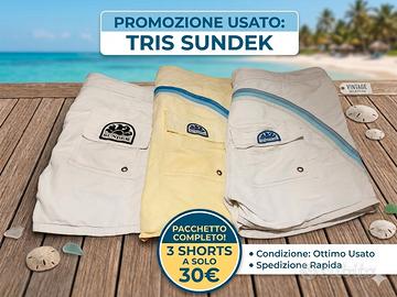 Tris Pantaloncini Sundek - Taglia 54 