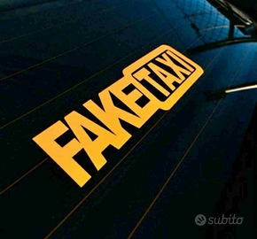 Adesivo fake taxi (NUOVO)
