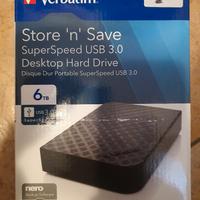 Lotto Hard Disk Esterno 3,5'' Verbatim