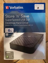 Lotto Hard Disk Esterno 3,5'' Verbatim