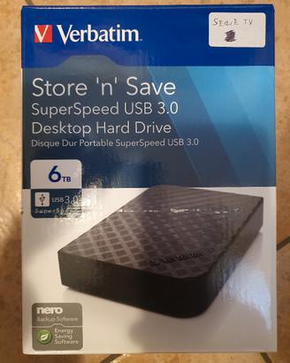 Lotto Hard Disk Esterno 3,5'' Verbatim