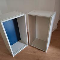 Coppia mensole rettangolari vintage