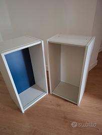 Coppia mensole rettangolari vintage