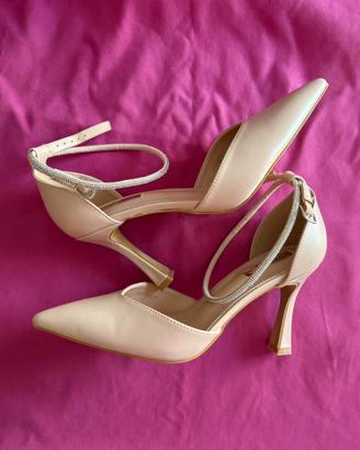 6 PAIA DI SCARPE CON TACCO NUOVE - TUTTE INSIEM