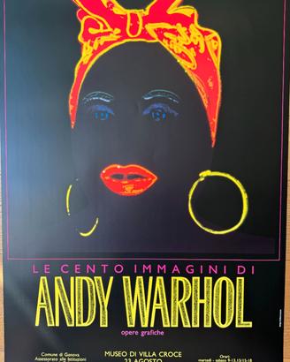 Poster vintage WARHOL ANDY NERA