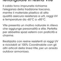 Fioriera  rettangolare
