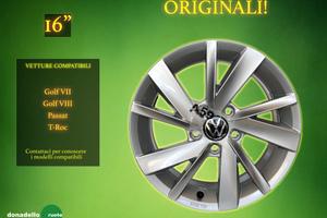 Cerchi in Lega ORIGINALI Volkswagen 16"