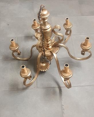 Lampadario in legno  SCONTATISSIMO