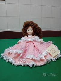 Bambola da collezione in porcellana Capodimonte