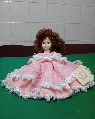 Bambola da collezione in porcellana Capodimonte