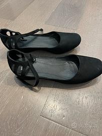 Scarpe Camper nere ballerine con cinturino