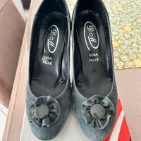 Scarpe décolleté in camoscio n39