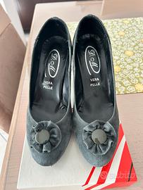 Scarpe décolleté in camoscio n39