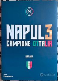Folder filatelico "Napoli campione d'Italia”