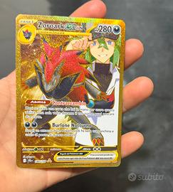 Carta pokemon gold/oro zoroark