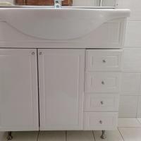 lavandino bagno e specchiera