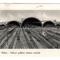 Milano Imbocco Galleria Stazione Centrale Anni 50
