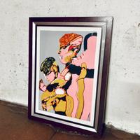 Litografia grande di Remo Brindisi certificata